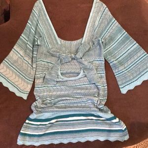 Aqua sweater